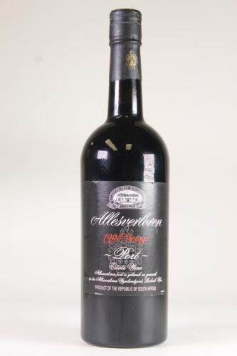 (1) 1998 Allesverloren Port, Swartland South Africa