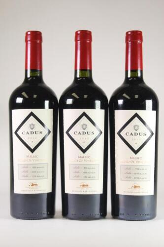 (3) 2012 Bodegas Nieto Senetiner Cadus Blend of Vineyards Malbec, Argentina