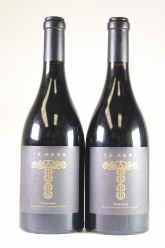 (2) 2013 Te Rere Motukaha Reserve Syrah, Waiheke