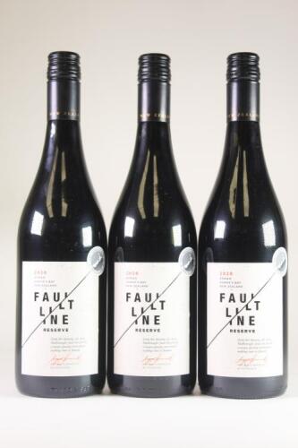 (3) 2020 Fault Line Reserve Syrah, Hawkes Bay