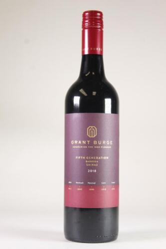 (1) 2018 Grant Burge Fifth Generation Shiraz, Barossa SA