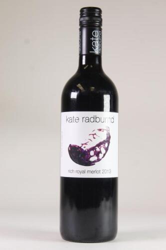 (1) 2013 Kate Radburnd Rich Royal Merlot, Hawkes Bay