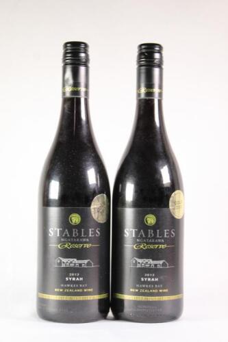 (2) 2013 Stables Ngatarawa Reserve Syrah, Hawkes Bay