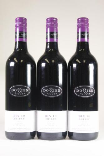 (3) 2013 Dorrien Estate Bin 10 Shiraz, Barossa SA