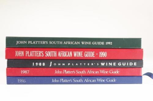 John Platter's South African Wine Guide : five books in one lot