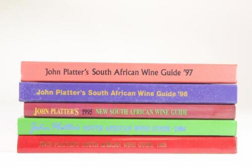 John Platter's South African Wine Guide : five books in one lot