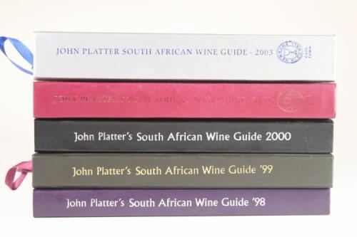 John Platter's South African Wine Guide : five books in one lot