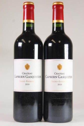 (2) 2010 Chateau Capbern Gasqueton, St Estephe