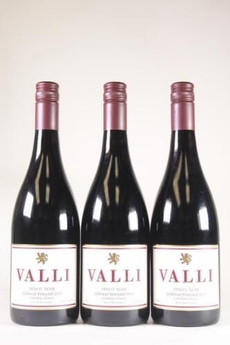 (3) 2010 Valli Pinot Noir, Gibbston