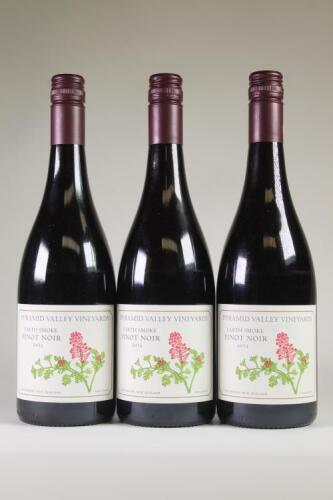 (3) 2013 Pyramid Valley Vineyards Earth Smoke Pinot Noir, Waikari