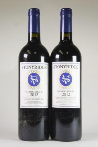 (2) 2012 Stonyridge Vineyard Larose, Waiheke