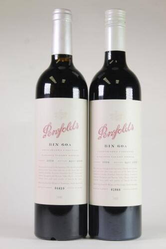 (2) 2004 Penfolds Bin 60A Cabernet Sauvignon/Shiraz, Coonawarra/Barossa SA