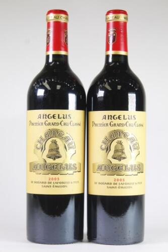 (2) 2005 Chateau Angelus, St Emilion