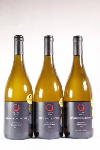 (3) 2012 Osawa Prestige Collection Chardonnay, Hawkes Bay