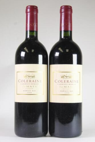 (2) 1998 Te Mata Coleraine, Hawkes Bay