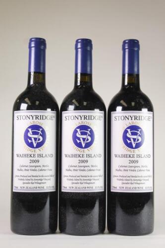(3) 2009 Stonyridge Vineyard Larose, Waiheke