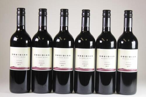 (6) 2017 Obsidian Estate Virtreous, Waiheke