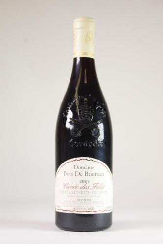 (1) 2001 Domaine Bois De Boursan Cuvee des Felix Chateauneuf du Pape
