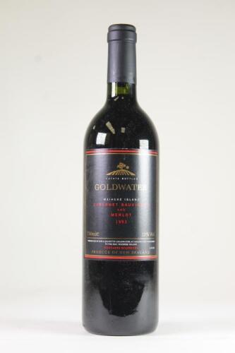 (1) 1993 Goldwater Cabernet Sauvignon/Merlot, Waiheke