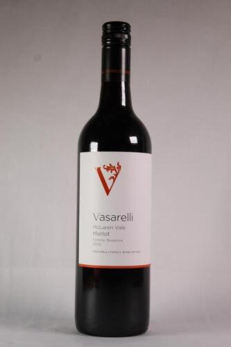(1) 2012 Vasarelli Family Reserve Merlot, McLaren Vale SA