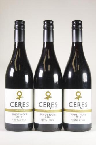 (3) 2010 Ceres Composition Pinot Noir, Central Otago