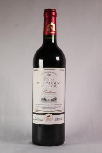 (1) 2010 Chateau Pied D'Argent Bellevue, Bordeaux