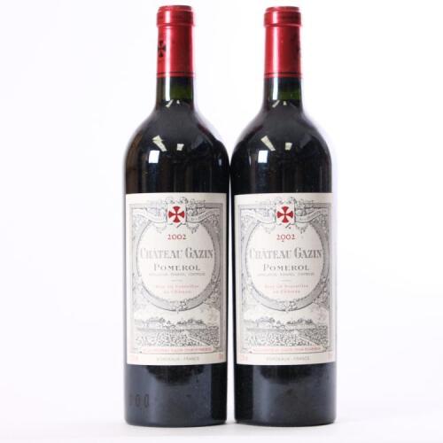 (2) 2002 Chateau Gazin, Pomerol