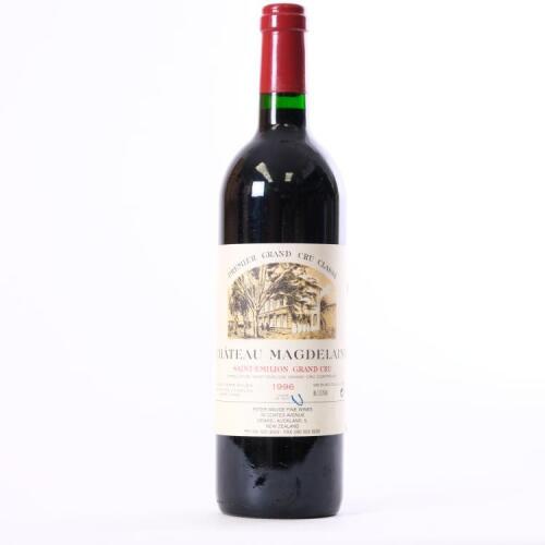 (1) 1996 Chateau Magdelaine, St Emilion