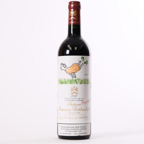(1) 1999 Chateau Mouton Rothschild 1er Cru Classe, Pauillac