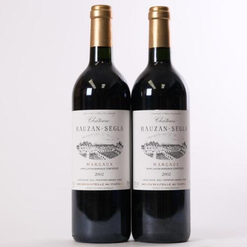 (2) 2002 Chateau Rauzan-Segla 2eme Cru Classe, Margaux