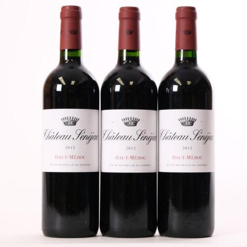 (3) 2012 Chateau Senejac, Haut-Medoc