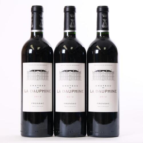 (3) 2012 Chateau de La Dauphin, Fronsac