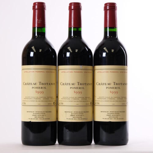 (3) 1999 Chateau Trotanoy, Pomerol