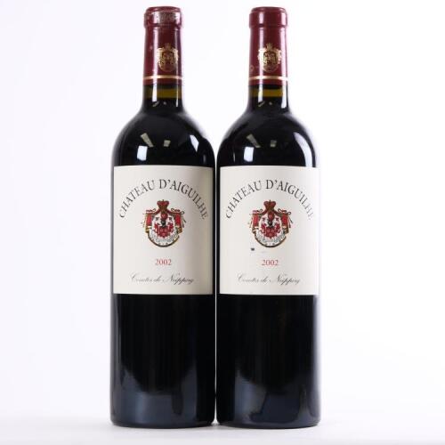 (2) 2002 Chateau d'Aiguilhe, Cote de Castillon