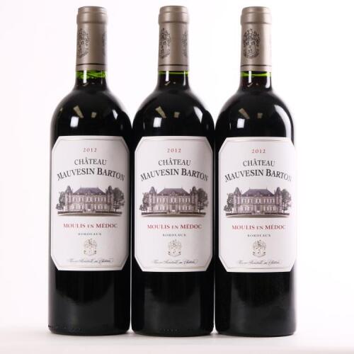 (3) 2012 Chateau Mauvesin Barton, Moulis en Medoc