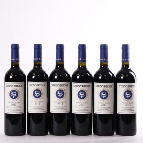 (6) 2013 Stonyridge Vineyard Larose, Waiheke