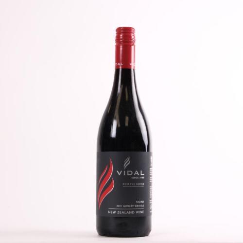 (1) 2011 Vidals Reserve Series Syrah, Gimblett Gravels
