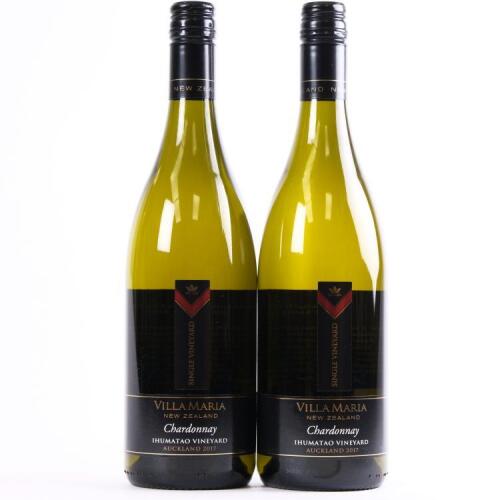 (2) 2017 Villa Maria Single Vineyard Ihumatao Chardonnay, Auckland