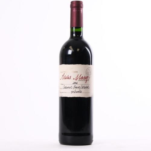 (1) 2002 Bale's Private Vintners Miles Mossop Cabernet Franc/Merlot, Western Cape South Africa