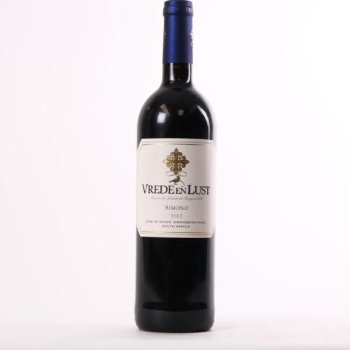 (1) 2003 Vrede en Lust Simond, Simonsberg-Paarl South Africa
