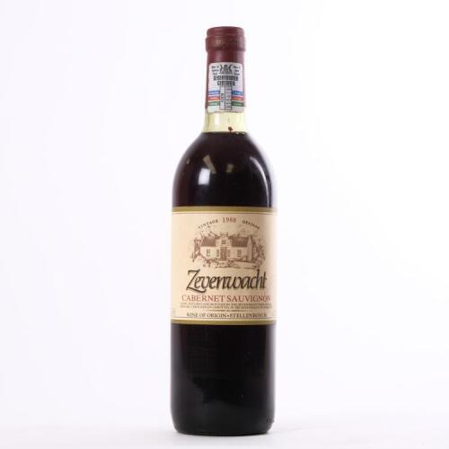(1) 1988 Zevenwacht Cabernet Sauvignon, Stellenbosch South Africa