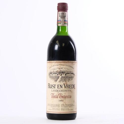 (1) 1990 Rust en Vrede Tinta Barocca, Stellenbosch South Africa