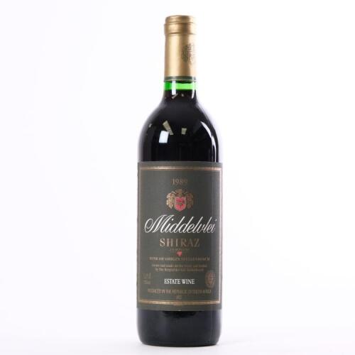 (1) 1989 Middelvlei Shiraz, Stellenbosch South Africa