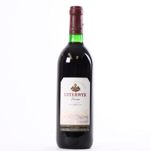 (1) 1992 Uiterwyk Pinotage, Stellenbosch South Africa