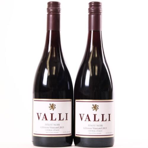 (2) 2013 Valli Pinot Noir, Gibbston