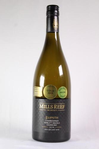 (1) 2014 Mills Reef Elspeth Chardonnay, Gimblett Gravels