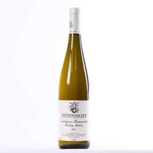 (1) 2003 Donnhoff Niederhauser Hermannshohle Riesling Spatlese, Nahe