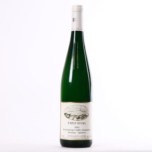 (1) 2005 Fritz Haag Brauneberger Juffer-Sonnenuhr Riesling Spatlese, Mosel Saar Ruwer