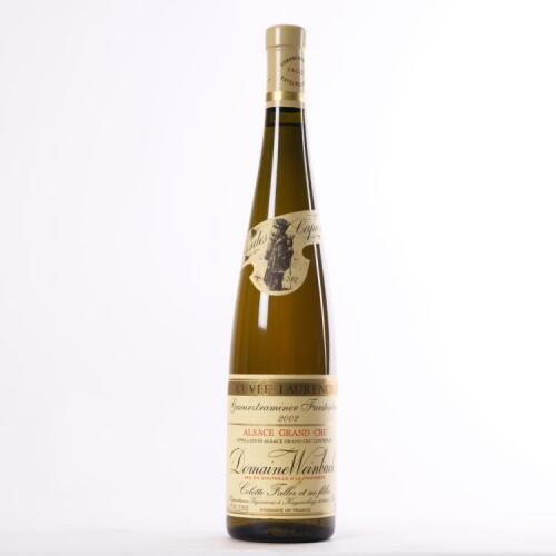 (1) 2002 Domaine Weinbach Cuvee Laurence Furstentum Grand Cru Gewurztraminer