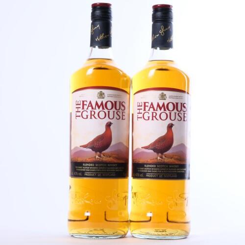 (2) Famous Grouse Blended Whisky 1000ml 40% abv, Scotland